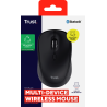 Trust Yvi+ Rato Sem Fios RF/Bluetooth Universal Ambidestro 1600 DPI Ótico 3 Botões Preto - 25440 - 8713439254402