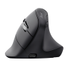 Trust Vyran Rato Sem Fios RF/Bluetooth Universal Vertical 4800 DPI Ótico 8 Botões Preto - 26107 - 8713439261073