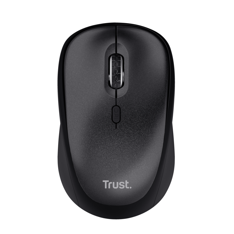 Trust TM-201 Rato Sem Fios RF Wireless 1600 DPI Ótico 4 Botões Preto - 24706 - 8713439247060