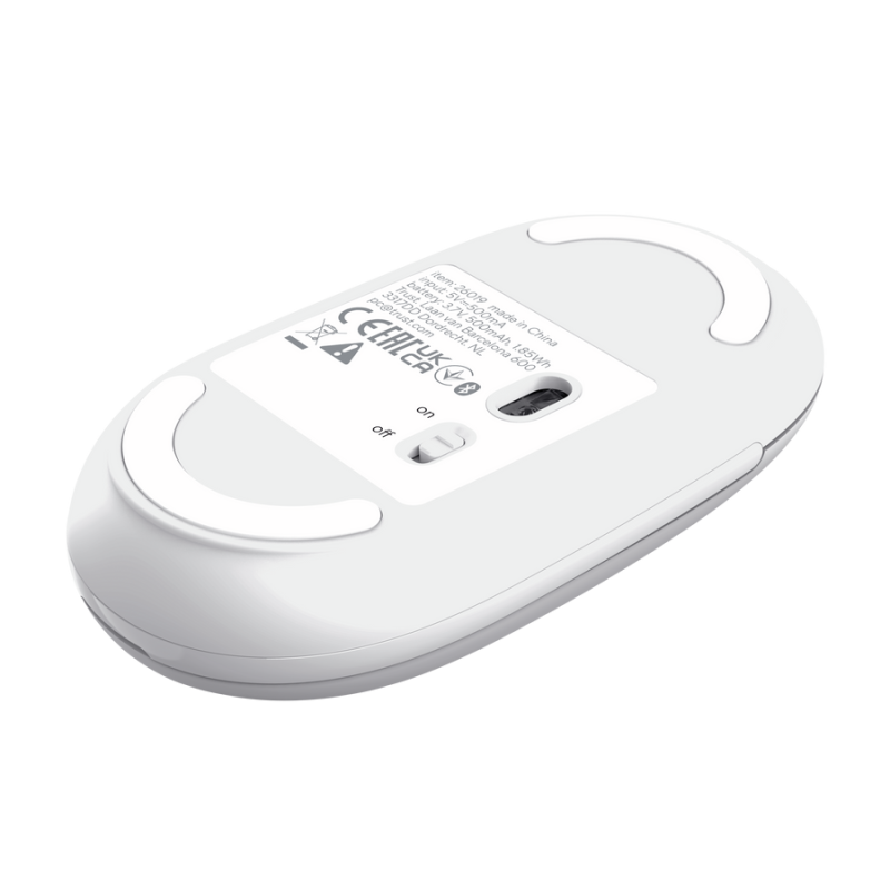 Trust Seron Slim Multi Rato Sem Fios RF/Bluetooth Ambidestro 3200 DPI Ótico 7 Botões Branco - 26019 - 8713439260199