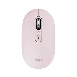 Trust Seron Slim Multi Rato Sem Fios RF/Bluetooth Ambidestro 3200 DPI Ótico 7 Botões Rosa - 26206 - 8713439262063
