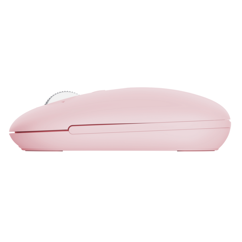 Trust Seron Slim Multi Rato Sem Fios RF/Bluetooth Ambidestro 3200 DPI Ótico 7 Botões Rosa - 26206 - 8713439262063