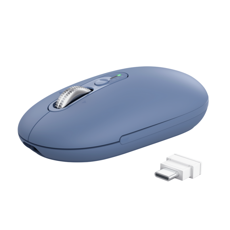 Trust Seron Slim Multi Rato Sem Fios RF/Bluetooth Ambidestro 3200 DPI Ótico 7 Botões Azul - 26020 - 8713439260205