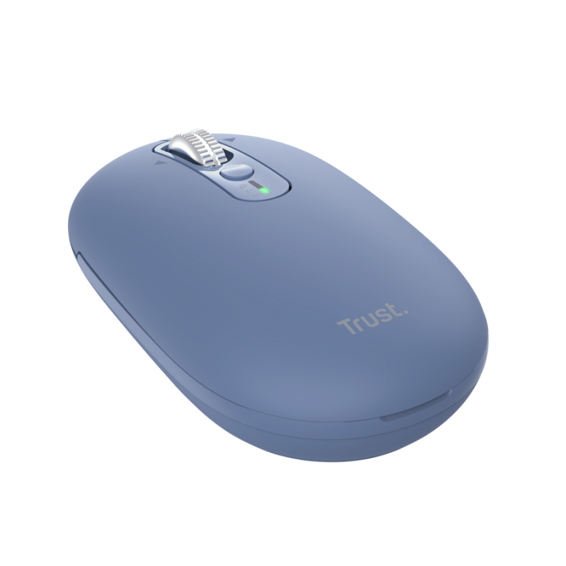 Trust Seron Slim Multi Rato Sem Fios RF/Bluetooth Ambidestro 3200 DPI Ótico 7 Botões Azul - 26020 - 8713439260205