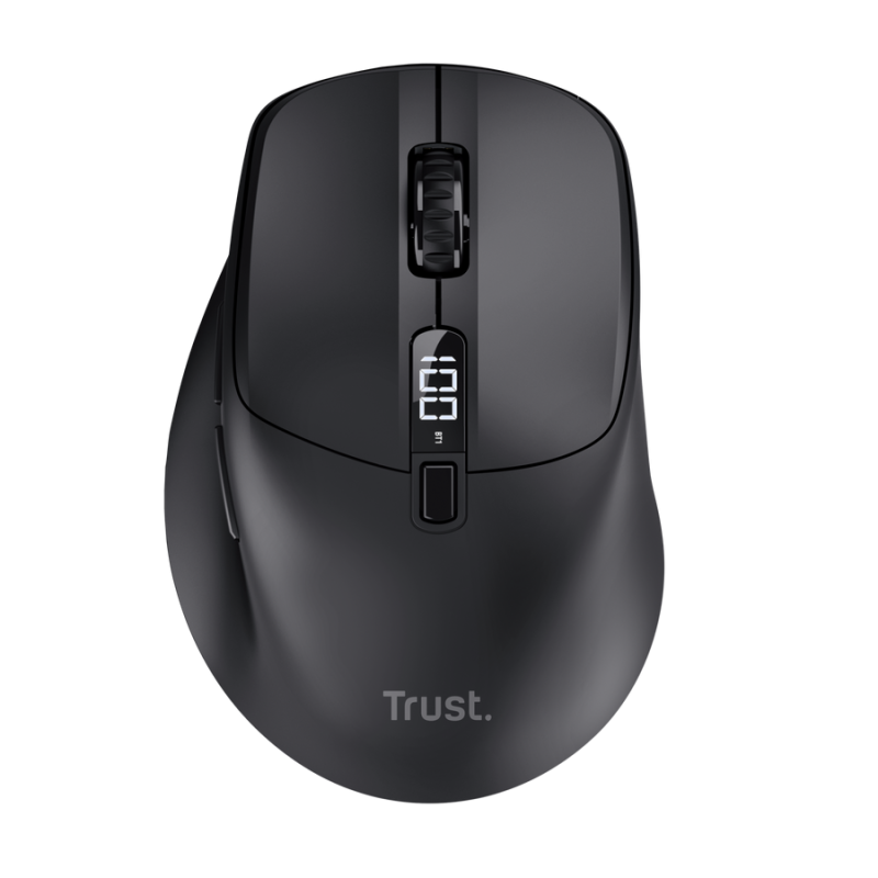 Trust Zevo Rato Sem Fios RF/Bluetooth Universal 4000 DPI Ótico 3 Botões Preto - 25991 - 8713439259919