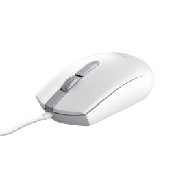 Trust TM-101 Rato Com Fios USB Ambidestro 1200 DPI Ótico 3 Botões Branco - 25320 - 8713439253207