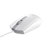 Trust TM-101 Rato Com Fios USB Ambidestro 1200 DPI Ótico 3 Botões Branco - 25320 - 8713439253207