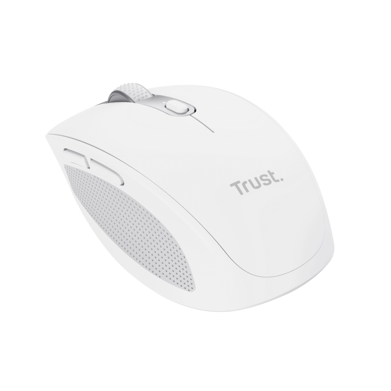 Trust Ozaa Rato Sem Fios RF/Bluetooth 3200 DPI Ótico 6 Botões Branco - 24933 - 8713439249330