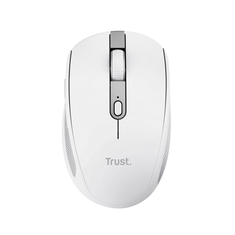 Trust Ozaa Rato Sem Fios RF/Bluetooth 3200 DPI Ótico 6 Botões Branco - 24933 - 8713439249330
