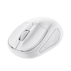 Trust Primo Rato Sem Fios RF Wireless Ambidestro 1600 DPI Ótico 4 Botões Branco - 24795 - 8713439247954