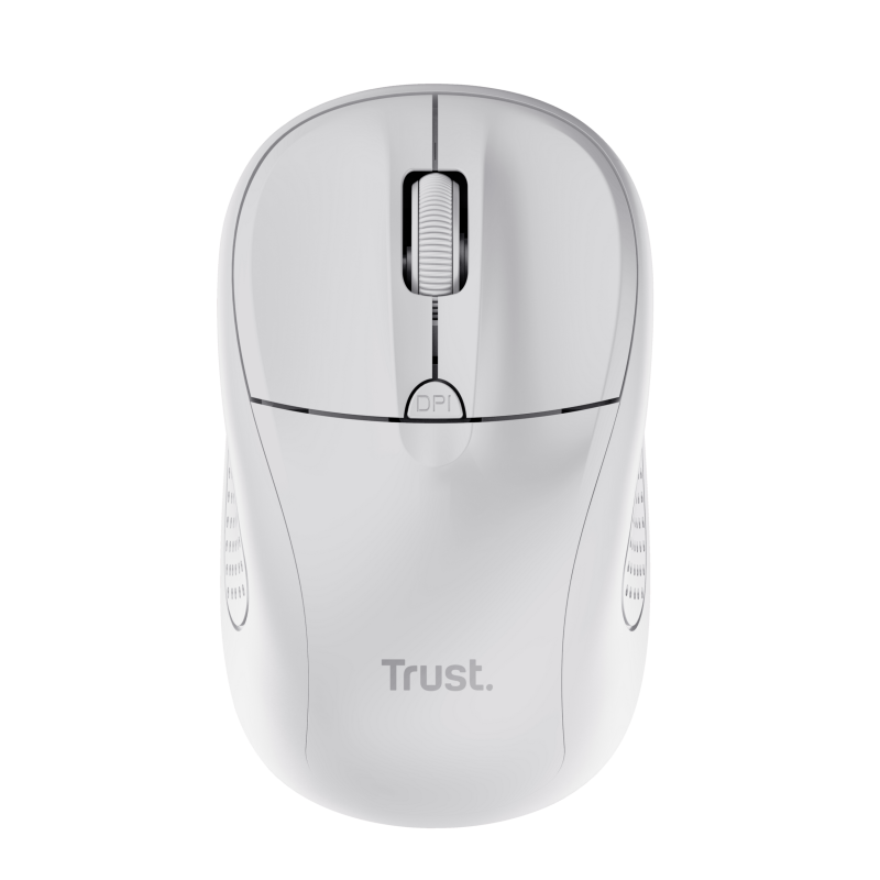 Trust Primo Rato Sem Fios RF Wireless Ambidestro 1600 DPI Ótico 4 Botões Branco - 24795 - 8713439247954
