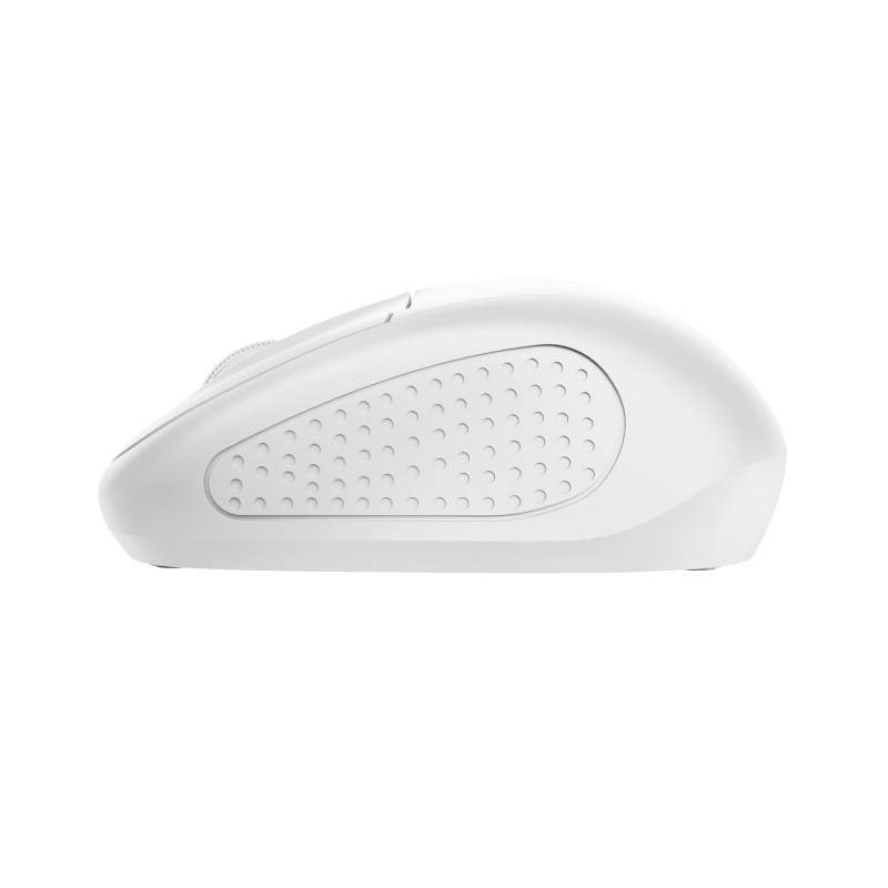 Trust Primo Rato Sem Fios RF Wireless Ambidestro 1600 DPI Ótico 4 Botões Branco - 24795 - 8713439247954