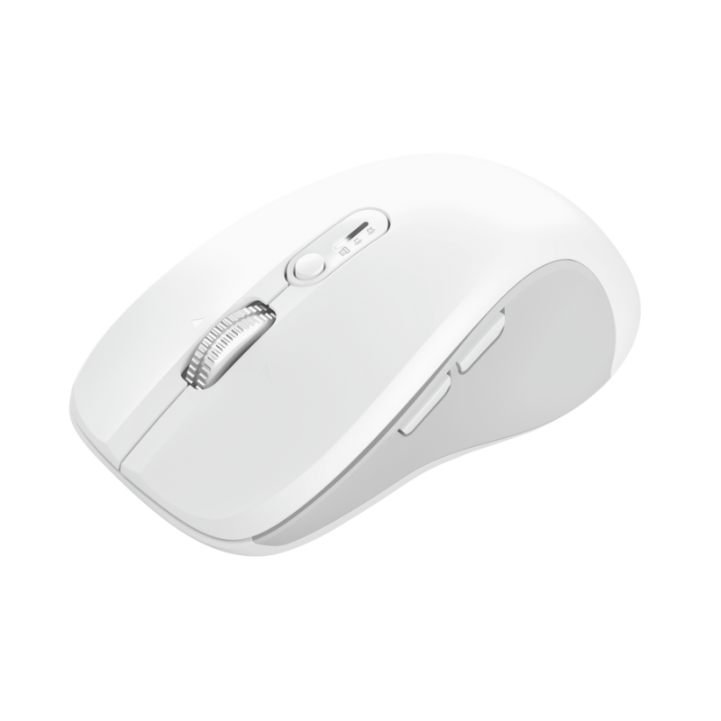 Trust Ferro Rato Sem Fios Bluetooth Ambidestro 3200 DPI Ótico 9 Botões Branco - 25674 - 8713439256741