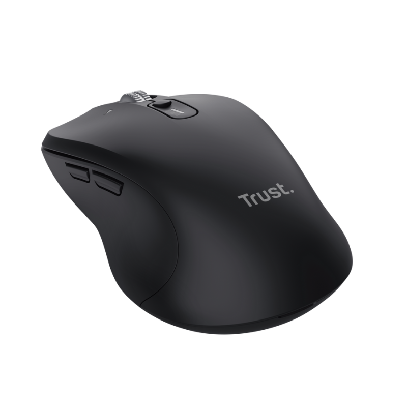 Trust Ferro Rato Sem Fios Bluetooth Ambidestro 3200 DPI Ótico 9 Botões Preto - 25673 - 8713439256734