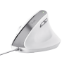 Trust Bayo II Rato Com Fios USB Vertical 2400 DPI Ótico 6 Botões Branco - 25397 - 8713439253979
