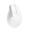 Trust Bayo II Rato Com Fios USB Vertical 2400 DPI Ótico 6 Botões Branco - 25397 - 8713439253979