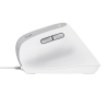 Trust Bayo II Rato Com Fios USB Vertical 2400 DPI Ótico 6 Botões Branco - 25397 - 8713439253979