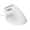 Trust Bayo II Rato Com Fios USB Vertical 2400 DPI Ótico 6 Botões Branco - 25397 - 8713439253979