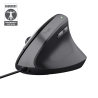 Trust Bayo II Rato Com Fios USB Vertical 2400 DPI Ótico 6 Botões Preto - 25144 - 8713439251449