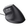 Trust Bayo II Rato Com Fios USB Vertical 2400 DPI Ótico 6 Botões Preto - 25144 - 8713439251449