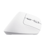 Trust Bayo II Rato Sem Fios RF Wireless Vertical 2400 DPI Ótico 6 Botões Branco - 25398 - 8713439253986