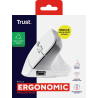 Trust Bayo II Rato Sem Fios RF Wireless Vertical 2400 DPI Ótico 6 Botões Branco - 25398 - 8713439253986