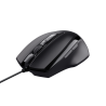 Trust Voca Rato Com Fios USB 2400 DPI Ótico 6 Botões Preto - 23650 - 8713439236507