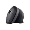 Trust Verro Rato Sem Fios RF Wireless Ergonómico Vertical 1600 DPI Ótico 6 Botões Preto, Prateado - 23507 - 8713439235074