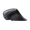 Trust Verro Rato Sem Fios RF Wireless Ergonómico Vertical 1600 DPI Ótico 6 Botões Preto, Prateado - 23507 - 8713439235074