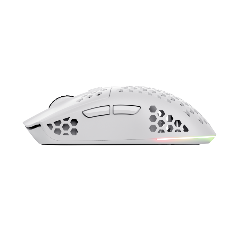 Trust GXT 929 Helox Rato Gaming RGB Sem Fios RF Wireless 4800 DPI Ótico 6 Botões Branco - 25390 - 8713439253900