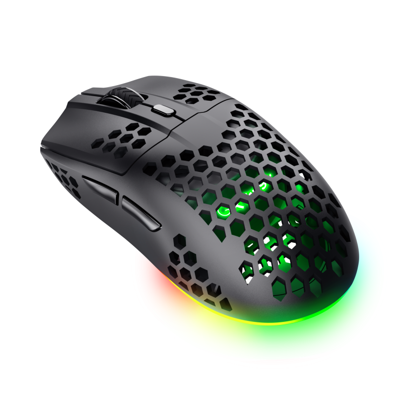 Trust GXT 929 Helox Rato Gaming RGB Sem Fios RF Wireless 4800 DPI Ótico 6 Botões Preto - 25307 - 8713439253078