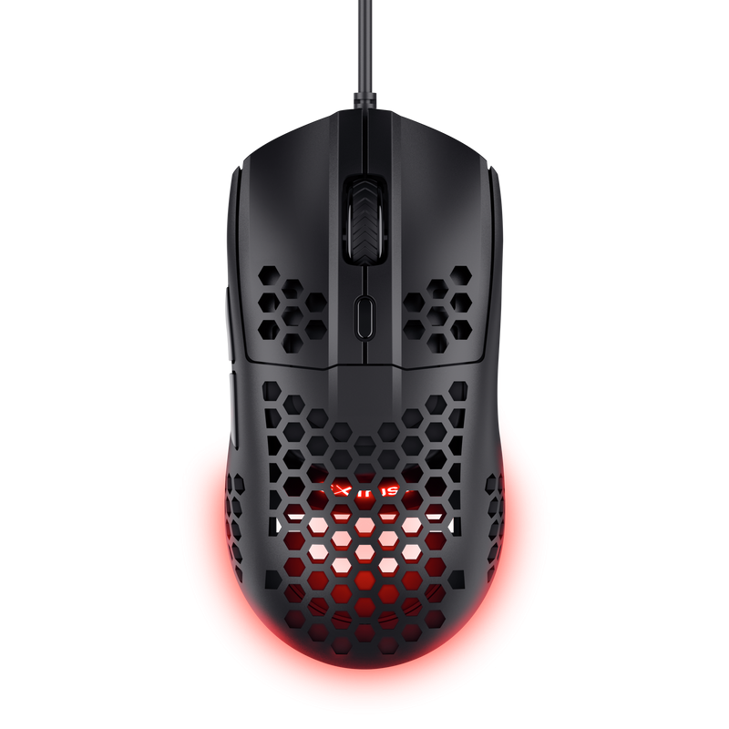 Trust GXT 928 Helox Rato Gaming RGB Com Fios USB 6400 DPI Ótico 6 Botões Preto - 25306 - 8713439253061