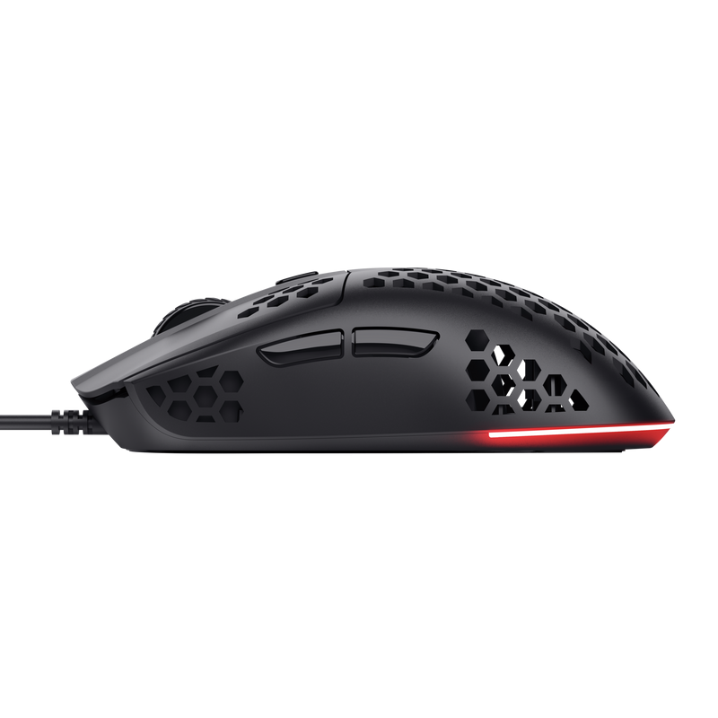Trust GXT 928 Helox Rato Gaming RGB Com Fios USB 6400 DPI Ótico 6 Botões Preto - 25306 - 8713439253061