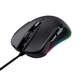 Trust GXT 922 YBAR Rato Gaming RGB Com Fios USB 7200 DPI Ótico 6 Botões Preto - 24729 - 8713439247299