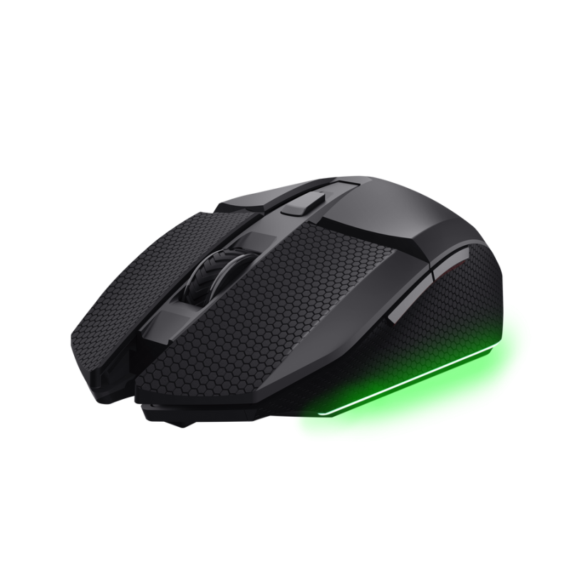 Trust GXT 122 Felox+ Rato Gaming RGB Sem Fios RF/Bluetooth 10000 DPI Ótico 7 Botões Preto - 25748 - 8713439257489