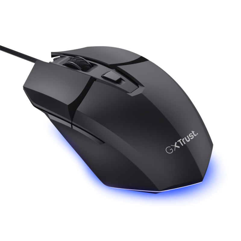 Trust GXT 121 Felox+ Rato Gaming RGB Com Fios USB 10000 DPI Ótico 6 Botões Preto - 25603 - 8713439256031