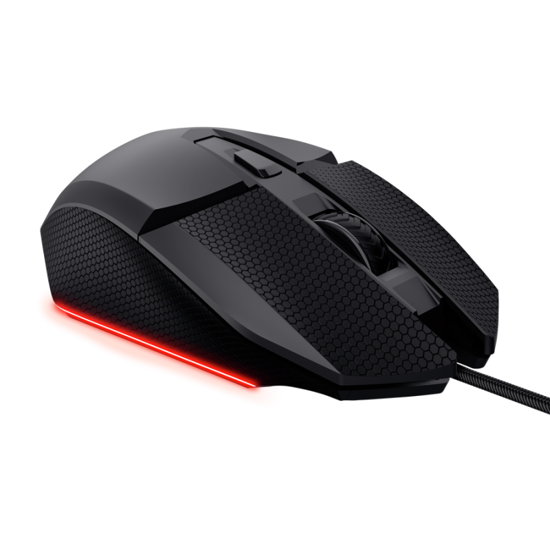Trust GXT 121 Felox+ Rato Gaming RGB Com Fios USB 10000 DPI Ótico 6 Botões Preto - 25603 - 8713439256031