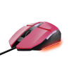 Trust GXT 109 Felox Rato Gaming RGB Com Fios USB Ambidestro 6400 DPI Ótico 6 Botões Rosa - 25068 - 8713439250688