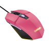 Trust GXT 109 Felox Rato Gaming RGB Com Fios USB Ambidestro 6400 DPI Ótico 6 Botões Rosa - 25068 - 8713439250688