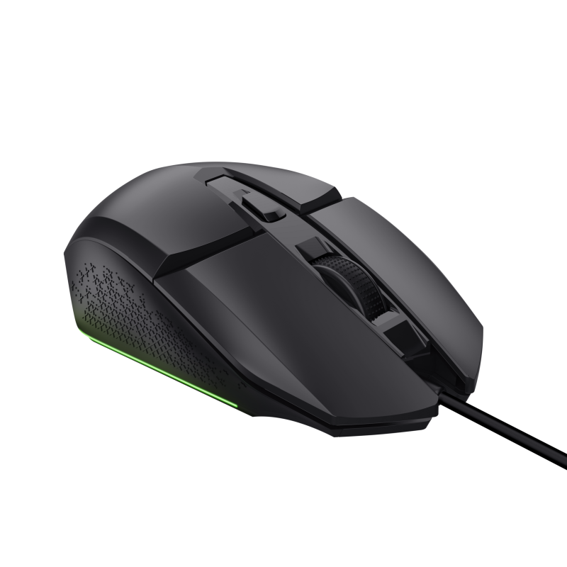 Trust GXT 109 Felox Rato Gaming RGB Com Fios USB 6400 DPI Ótico 6 Botões Preto - 25036 - 8713439250367