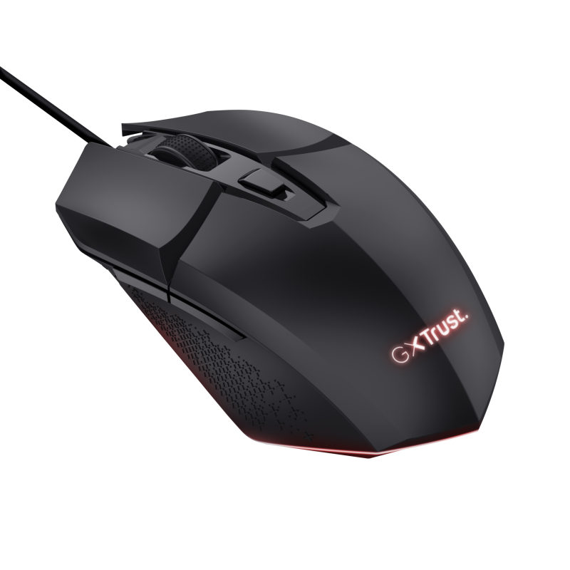 Trust GXT 109 Felox Rato Gaming RGB Com Fios USB 6400 DPI Ótico 6 Botões Preto - 25036 - 8713439250367