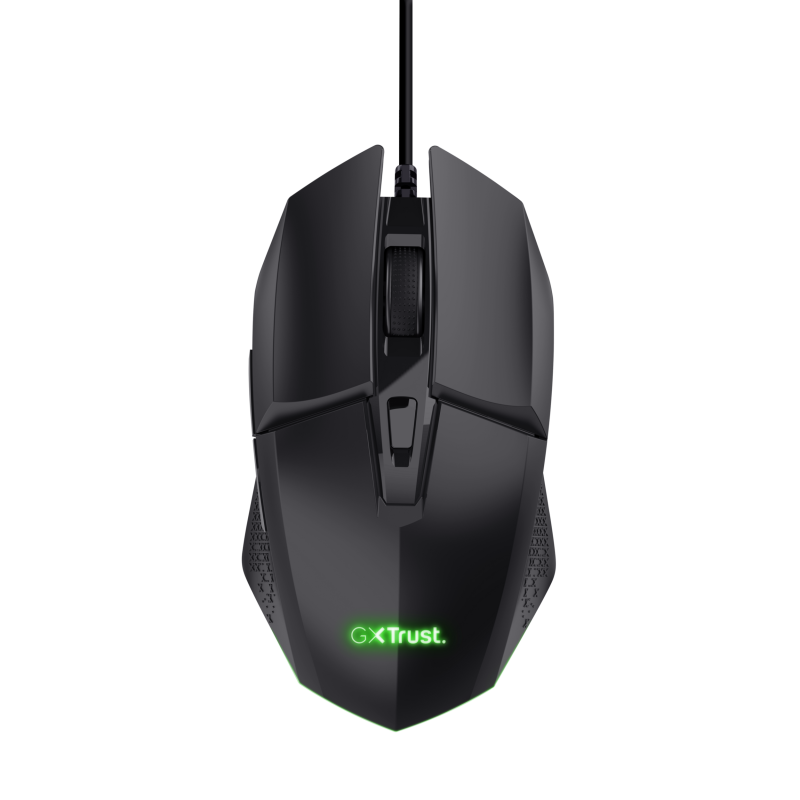 Trust GXT 109 Felox Rato Gaming RGB Com Fios USB 6400 DPI Ótico 6 Botões Preto - 25036 - 8713439250367