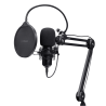 Trust GXT 270 Emita II+ Microfone de Podcast Com Fios USB Preto - 25770 - 8713439257700