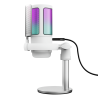 Trust GXT 238W Auron Microfone de Podcast Com Fios USB Cinzento, Branco - 26082 - 8713439260823