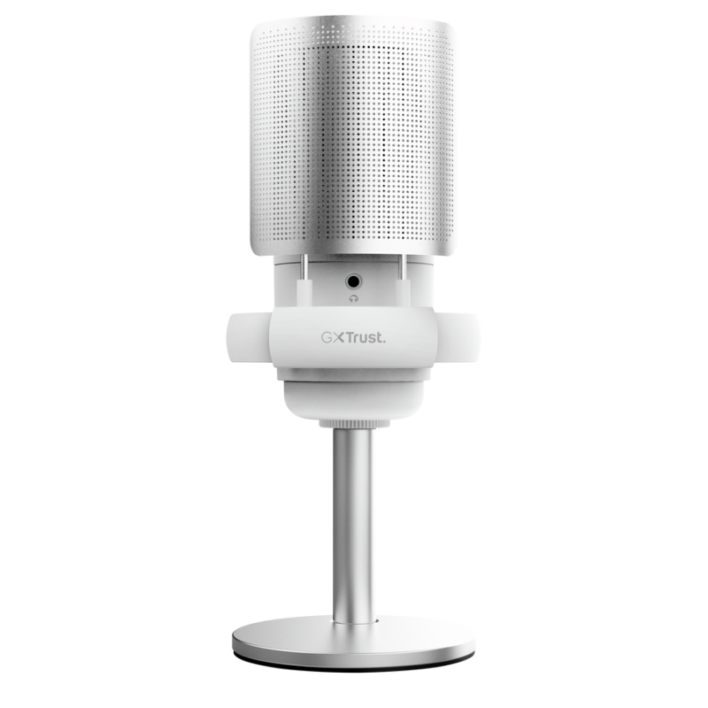 Trust GXT 238W Auron Microfone de Podcast Com Fios USB Cinzento, Branco - 26082 - 8713439260823