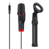 Trust GXT 212 Microfone para PC Com Fios USB/3.5 mm Preto, Vermelho - 23791 - 8713439237917