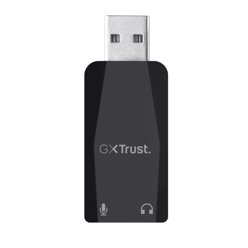 Trust GXT 212 Microfone para PC Com Fios USB/3.5 mm Preto, Vermelho - 23791 - 8713439237917