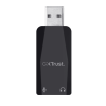Trust GXT 212 Microfone para PC Com Fios USB/3.5 mm Preto, Vermelho - 23791 - 8713439237917