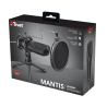 Trust GXT 232 Mantis Microfone para PC Com Fios USB Preto - 22656 - 8713439226560