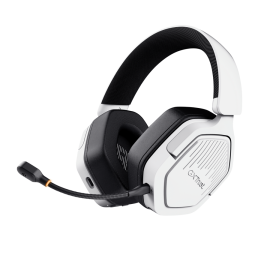 Trust GXT 493PS Carus Headset Gaming Auscultadores com Microfone Com Fios Jack 3.5mm e Sem Fios Bluetooth Branco - 25747 - 8713439257472